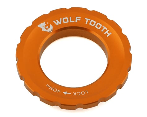 Wolf Tooth Components Centerlock Rotor Lockring (Orange) (External Spline)