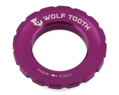 Wolf Tooth Components Centerlock Rotor Lockring (Purple) (External Spline)