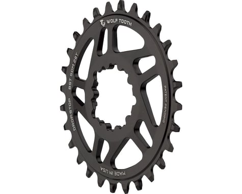 Wolf Tooth Components SRAM Direct Mount Chainrings (Black) (Drop-Stop A) (Single) (3mm Offset/Boost) (28T)