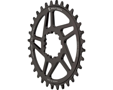 Wolf Tooth Components SRAM Direct Mount Chainrings (Black) (Drop-Stop A) (Single) (3mm Offset/Boost) (32T)