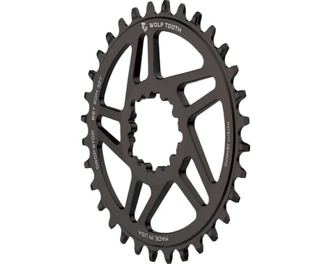 Wolf Tooth Components SRAM Direct Mount Chainrings (Black) (Drop-Stop A) (Single) (3mm Offset/Boost) (36T)