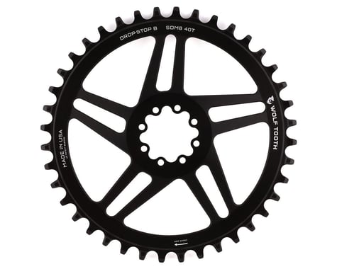 Wolf Tooth Components SRAM 8-Bolt Direct Mount Chainring (Black) (Drop-Stop B) (Single) (6mm Offset) (40T)
