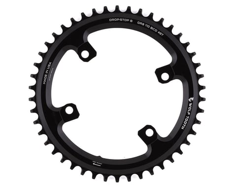 Wolf Tooth Components Shimano GRX Chainring (Black) (Drop-Stop B) (Single) (46T)