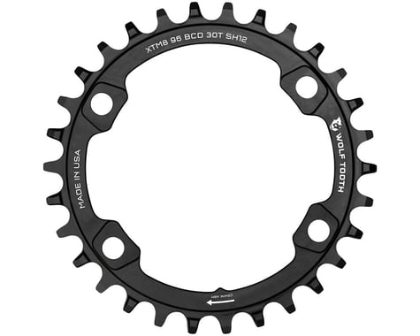 Wolf Tooth Components Shimano Chainring (Black) (XT 8000/SLX M7000) (Drop-Stop ST) (Single) (34T)