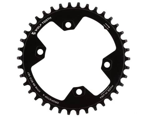 Wolf Tooth Components Shimano Chainring (Black) (XT 8000/SLX M7000) (Drop-Stop A) (Single) (38T)