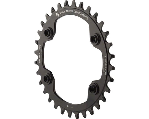 Wolf Tooth Components Shimano Chainring (Black) (XTR M9000/M9020) (Drop-Stop A) (Single) (32T)