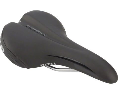 WTB Comfort Comp Saddle (Steel Rails) (Black/Silver)