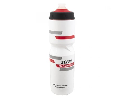 Zefal Magnum Pro Extra Large Water Bottle (White/Red) (33oz)