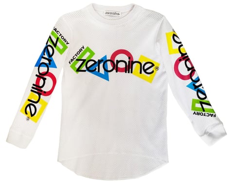 Zeronine Youth Mesh Racing Jersey (White) (Youth XL)