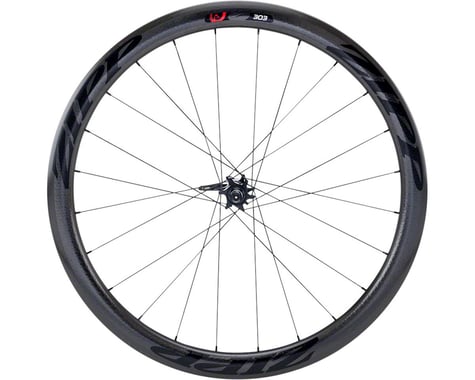 Zipp 303 Tubular Front Wheel (Black Decal) (700c) (6-Bolt Disc)