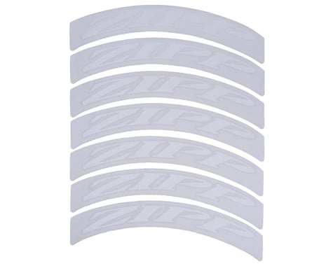 Zipp Decal Set (303 Matte White Logo) (Complete for One Wheel)