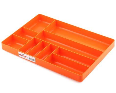 Ernst Manufacturing 10 Compartment Organizer Tray (Orange) (11x16")