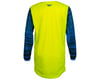 Image 2 for Fly Racing Youth Kinetic Wave Jersey (Hi-Vis/Blue) (Youth S)