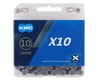 Image 2 for KMC X10 Chain (Silver/Black) (10 Speed) (116 Links)