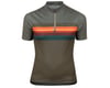 Pearl Izumi Jr Quest Short Sleeve Jersey (Pale Olive/Sunset Stripe) (Youth S)