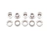 Problem Solvers Single Chainring Bolts (Silver) (Stainless)