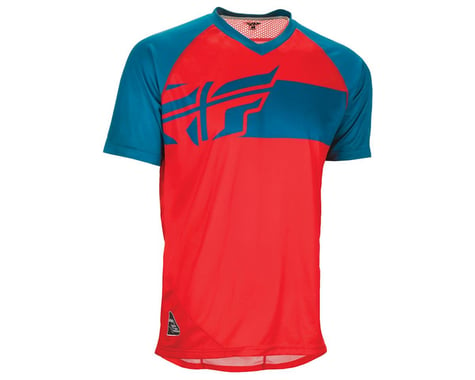 Fly Racing Action Elite Jersey (Red/Dark Teal) (M)