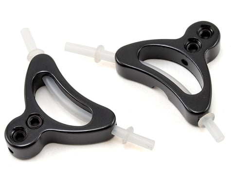 Jagwire Alloy Straddle Brake Cable Carrier (Black) (Pair)