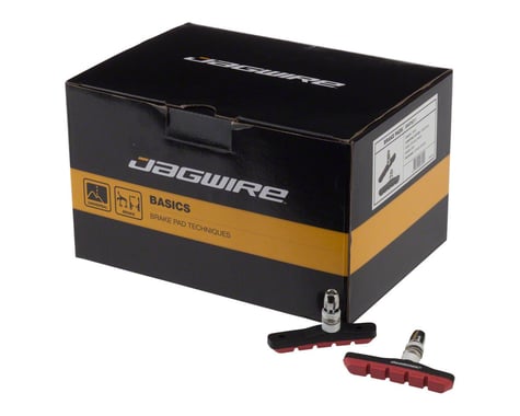 Jagwire Mountain Sport V-Brake Pads (Red) (25 Pairs)