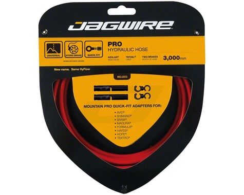 Jagwire Mountain Pro Hydraulic Disc Hose Kit (Red) (3000mm)