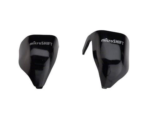 Microshift External Routing Drop Bar Lever Caps (Black) (Pair)