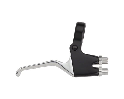 Problem Solvers Double Barrel Brake Levers (Black/Silver) (Right)