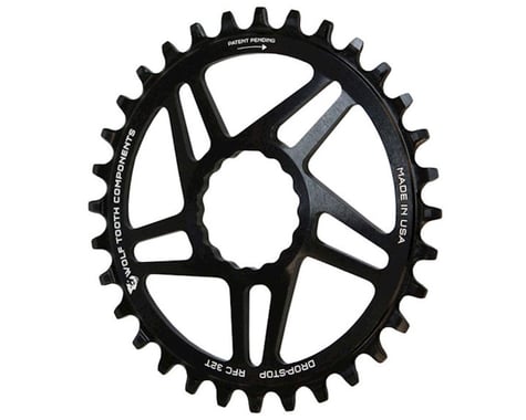 Wolf Tooth Components Drop-Stop Race Face Cinch Chainring (Black) (6mm Offset) (26T)