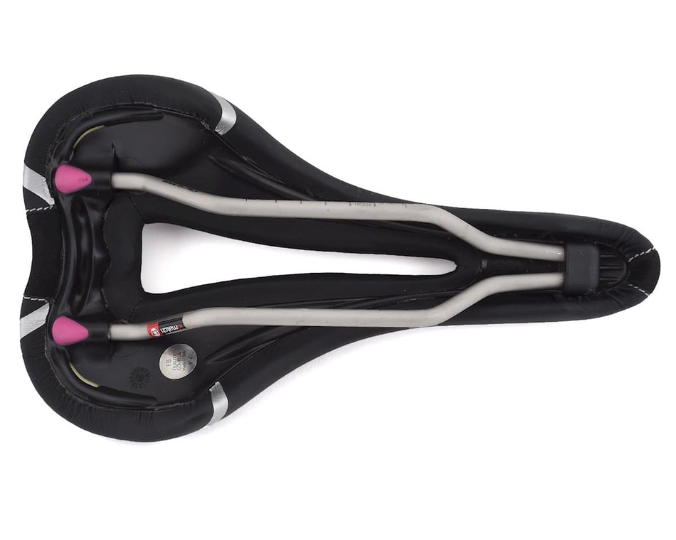 måle transaktion Gade Selle Italia Diva Gel Superflow Women's Saddle (Black) (Titanium Rails) (L3)  (152mm) - Nashbar